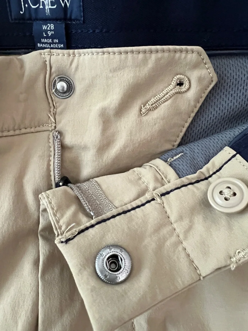 JCrew men's tech shorts, size 28 (waist)